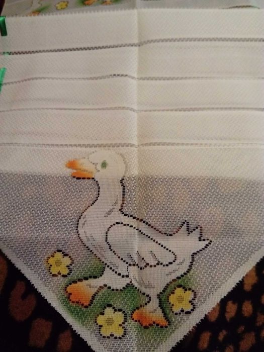 Firanka, zasłonka drapowana panelowa w gąski - w kpl 2 szt