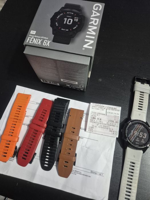 Zegarek garmin fenix 6x pro