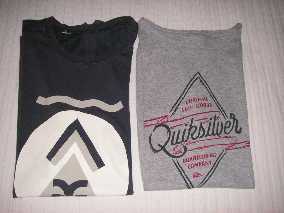 T Shirt QuikSilver e Quechua