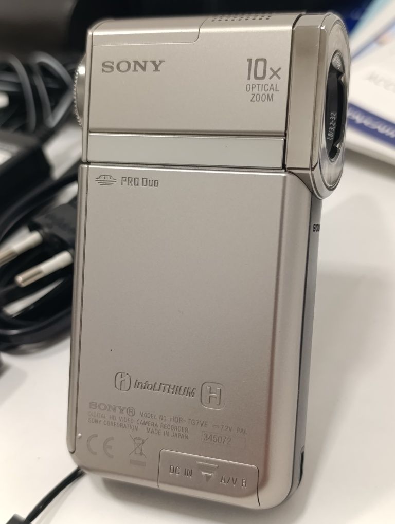 Kamera cyfrowa SONY HDR-TG7 GPS fullHD dotyk ZEISS MEGA ZESTAW BDB+