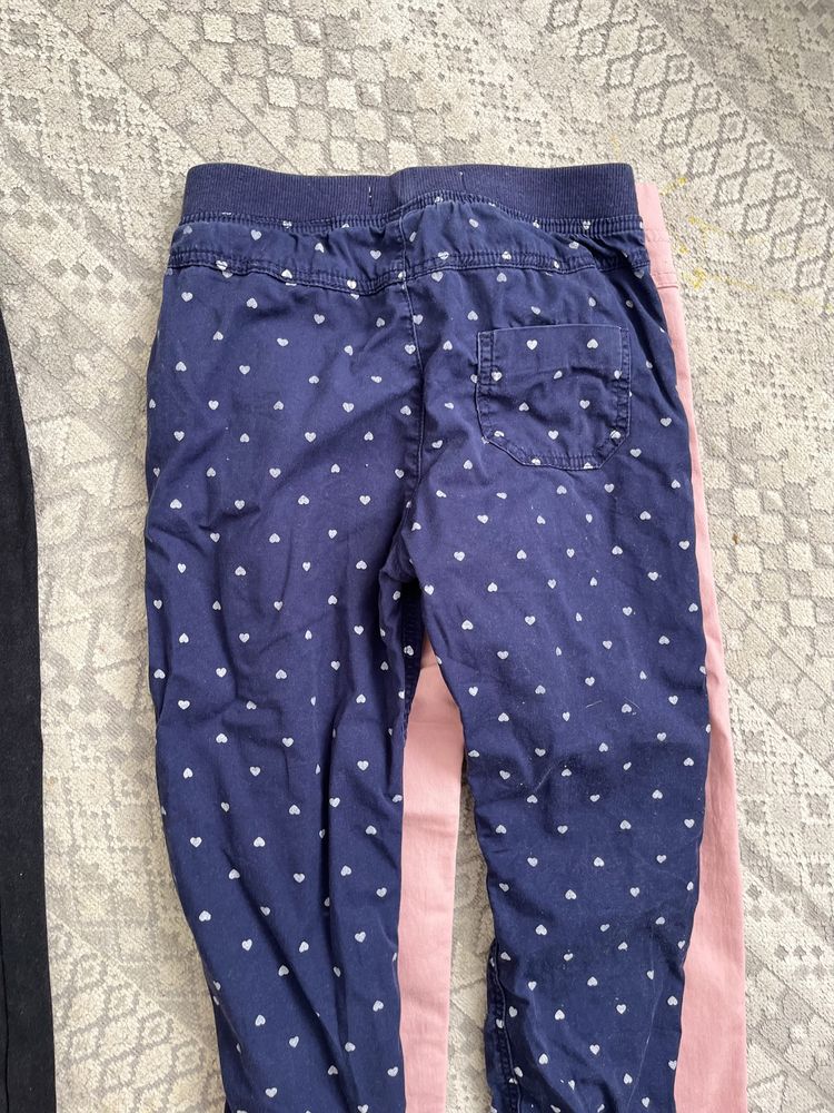 Spodnie dla dziewczinki 116, h&m, benetton, reserved