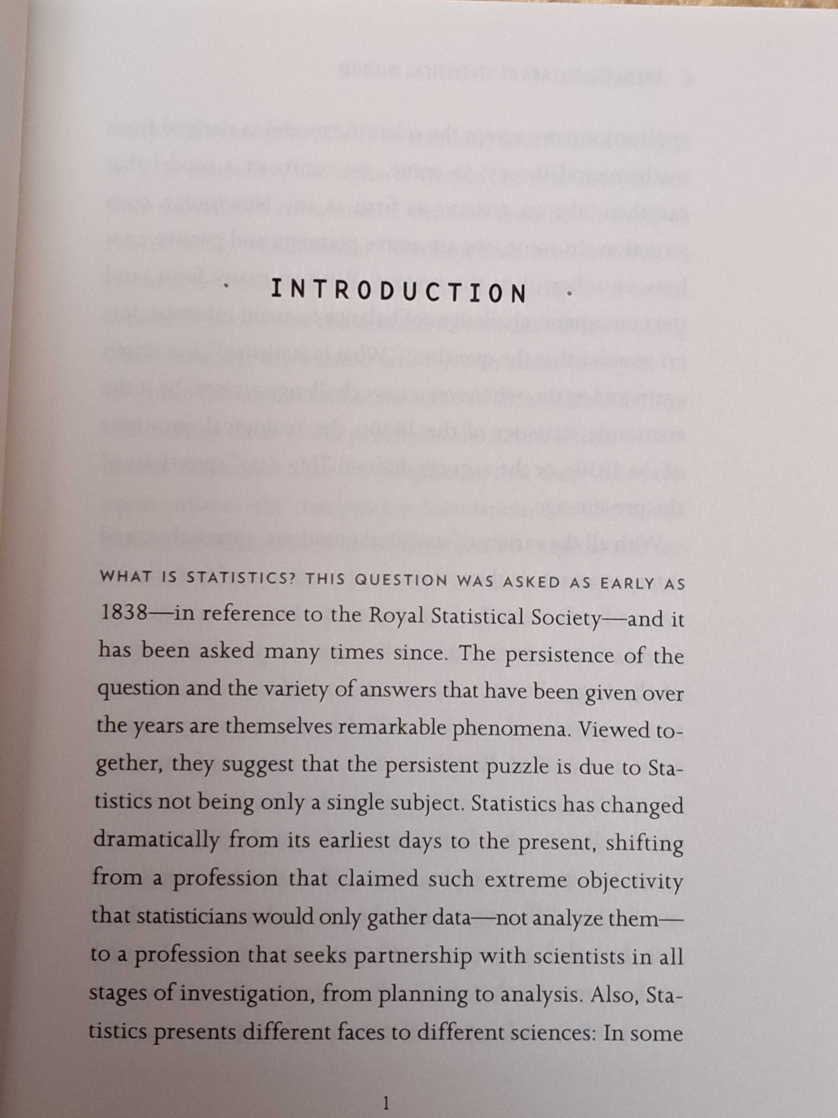 Seven Pillars of Statistical Wisdom by S. Stigler Harvard Univer Press