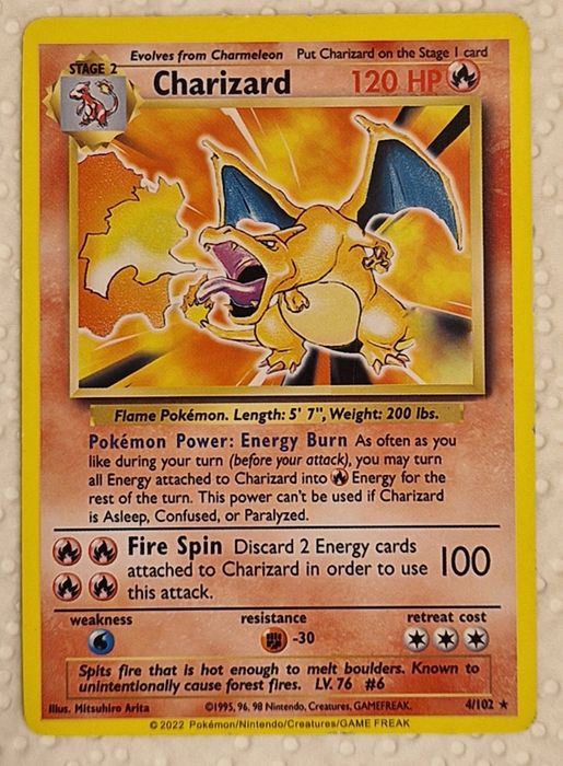 Charizard Pokemon Rara