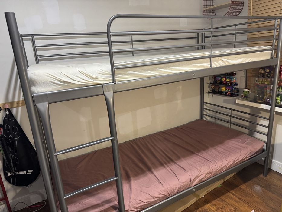 Łóżko pietrowe Ikea Svarta 90x200