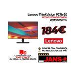 Lenovo ThinkVision P27h-20 – Dock Monitor | 27" | 16:9 | 2560x1440 2K