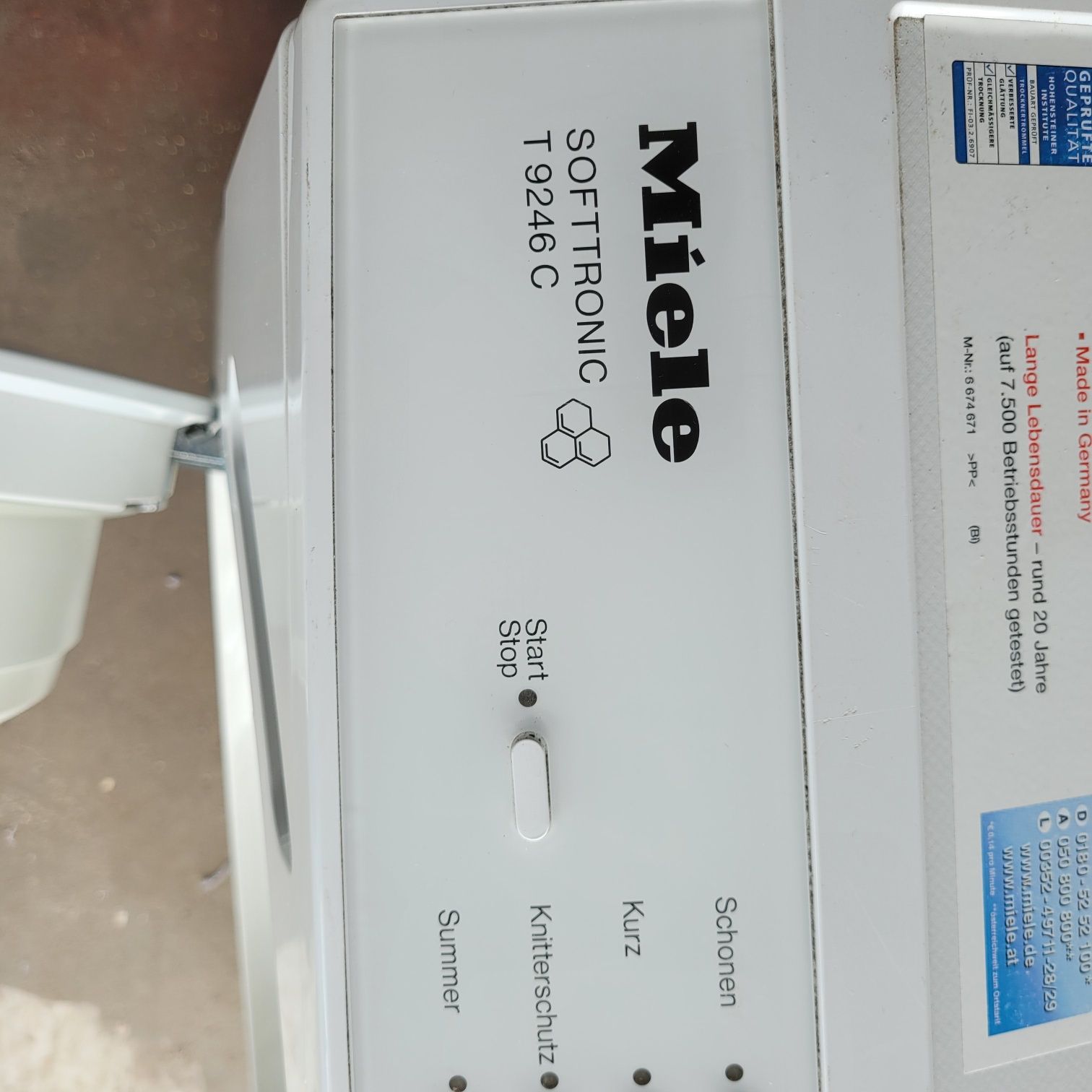 Suszarka Miele T9246c