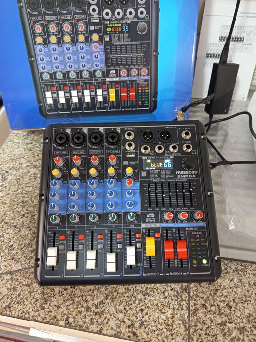 Mesa de Áudio 99 DSP USB Bluetooth 5.0 Nova