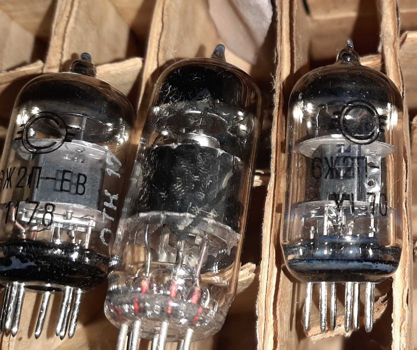 Радиолампы 6Ж2П-ЕВ и 6Ж3П