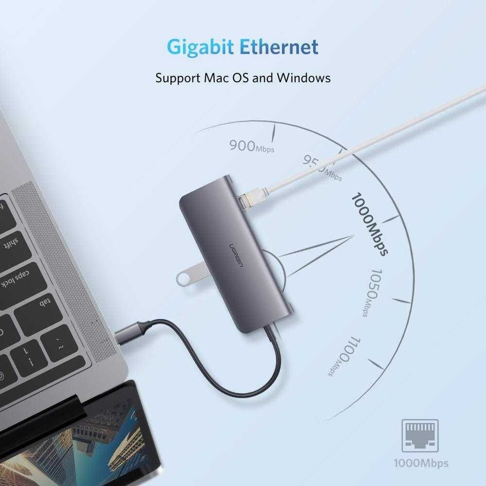 UGREEN USB-C хаб 9 в 1 !