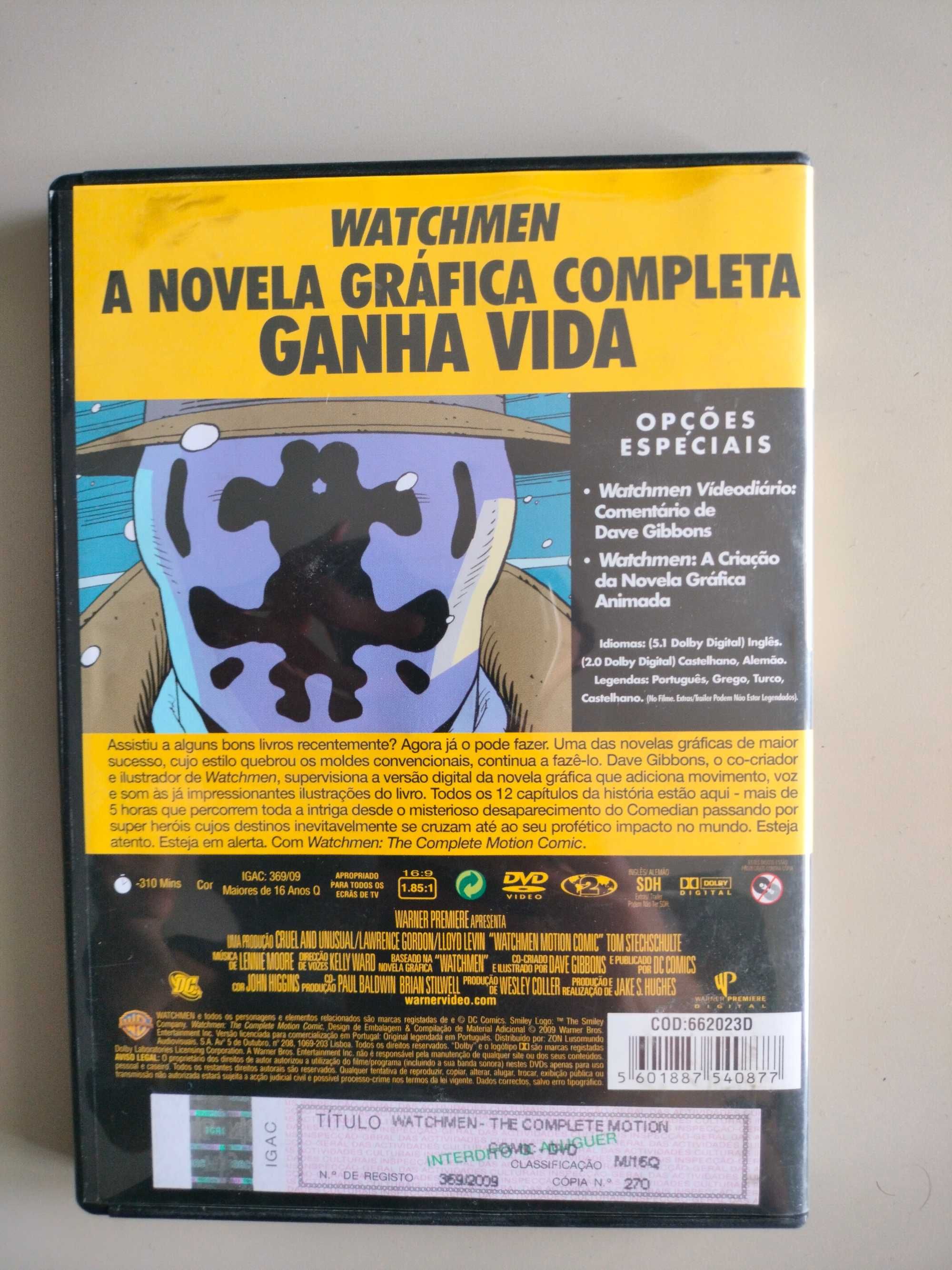 Watchmen DVD - The Complete Motion Comic