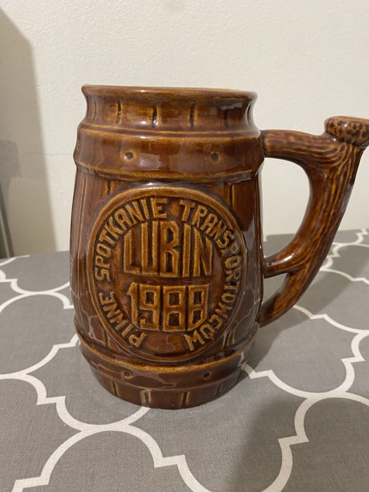 Kufel piwny z lat PRL -1988