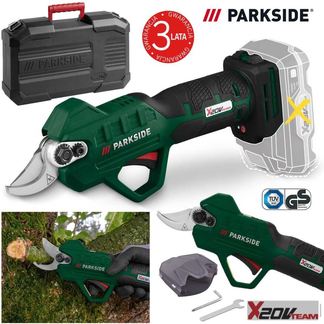Tesoura Poda 20V Parkside *NOVA*