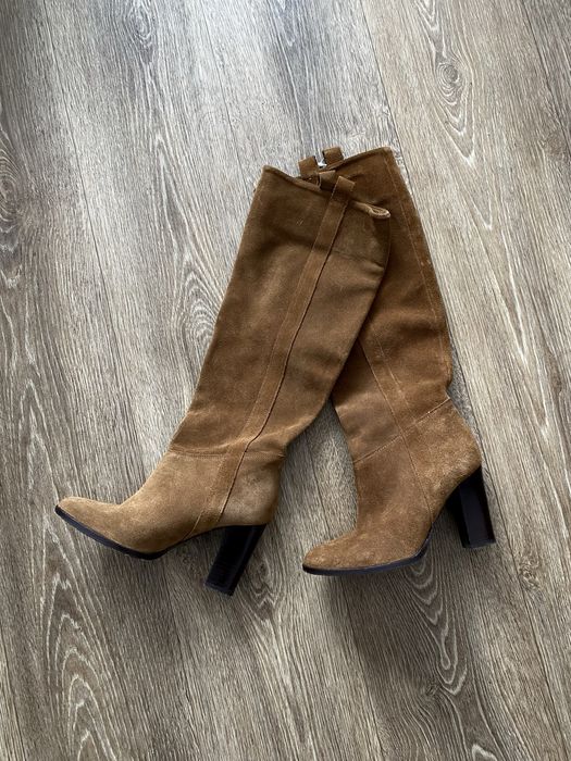Чоботи жіночі massimo dutti 36 розмір натуральна шкіра