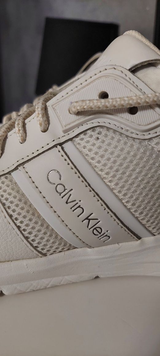 Calvin Klein 37 sneakersy skórzane