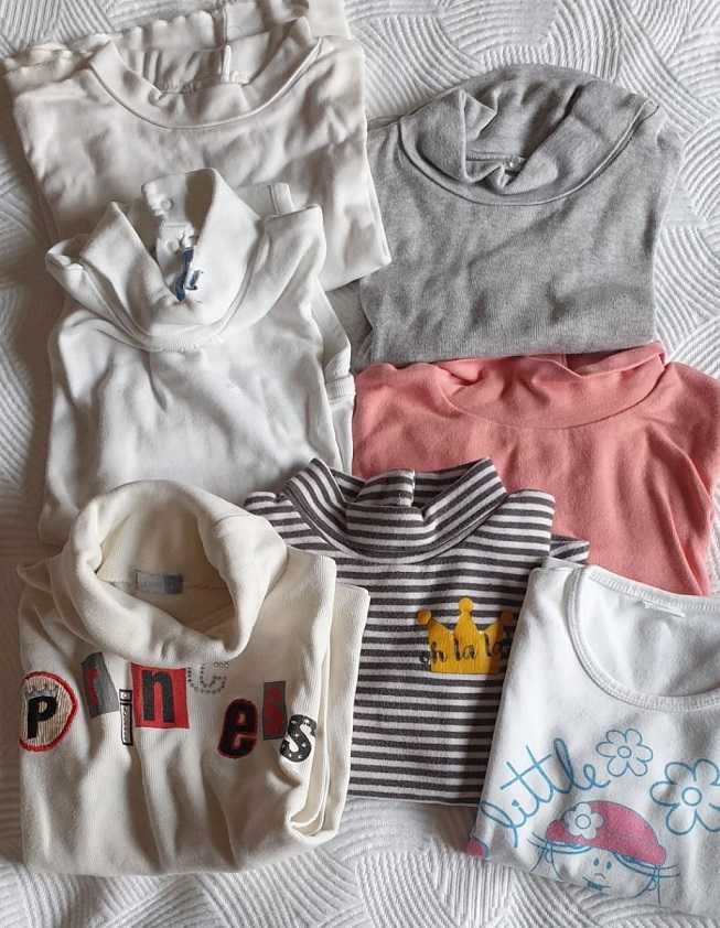 Camisolas e t-shirts para menina (até 24 meses)