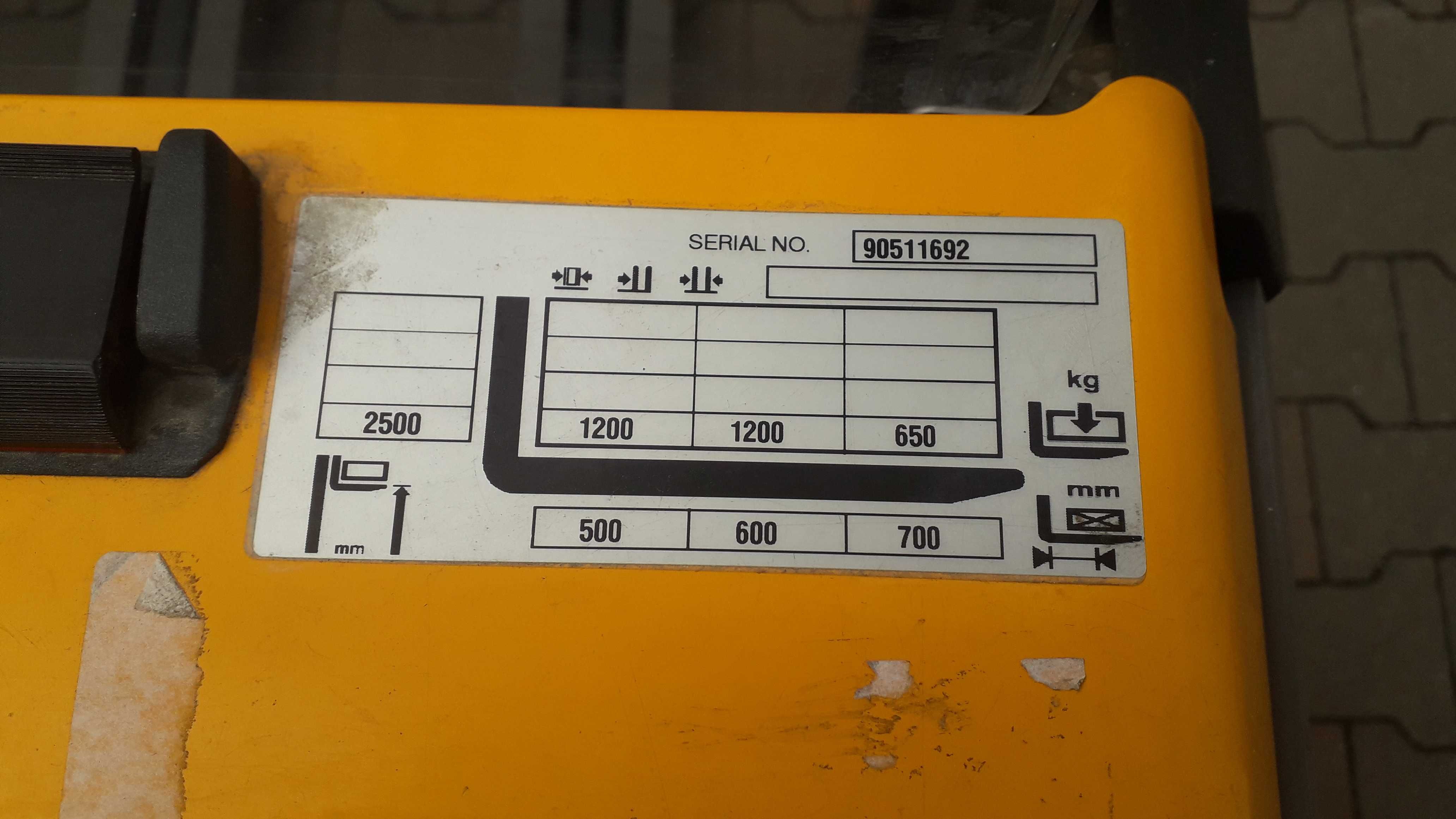 Wózek paletowy elektryczny, paleciak Jungheinrich EJC 112z 115 250 ZT