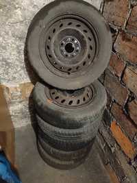 Felgi z oponami 145/70R13 - 6szt, stan dobry, od FIATA CINQUECENTO