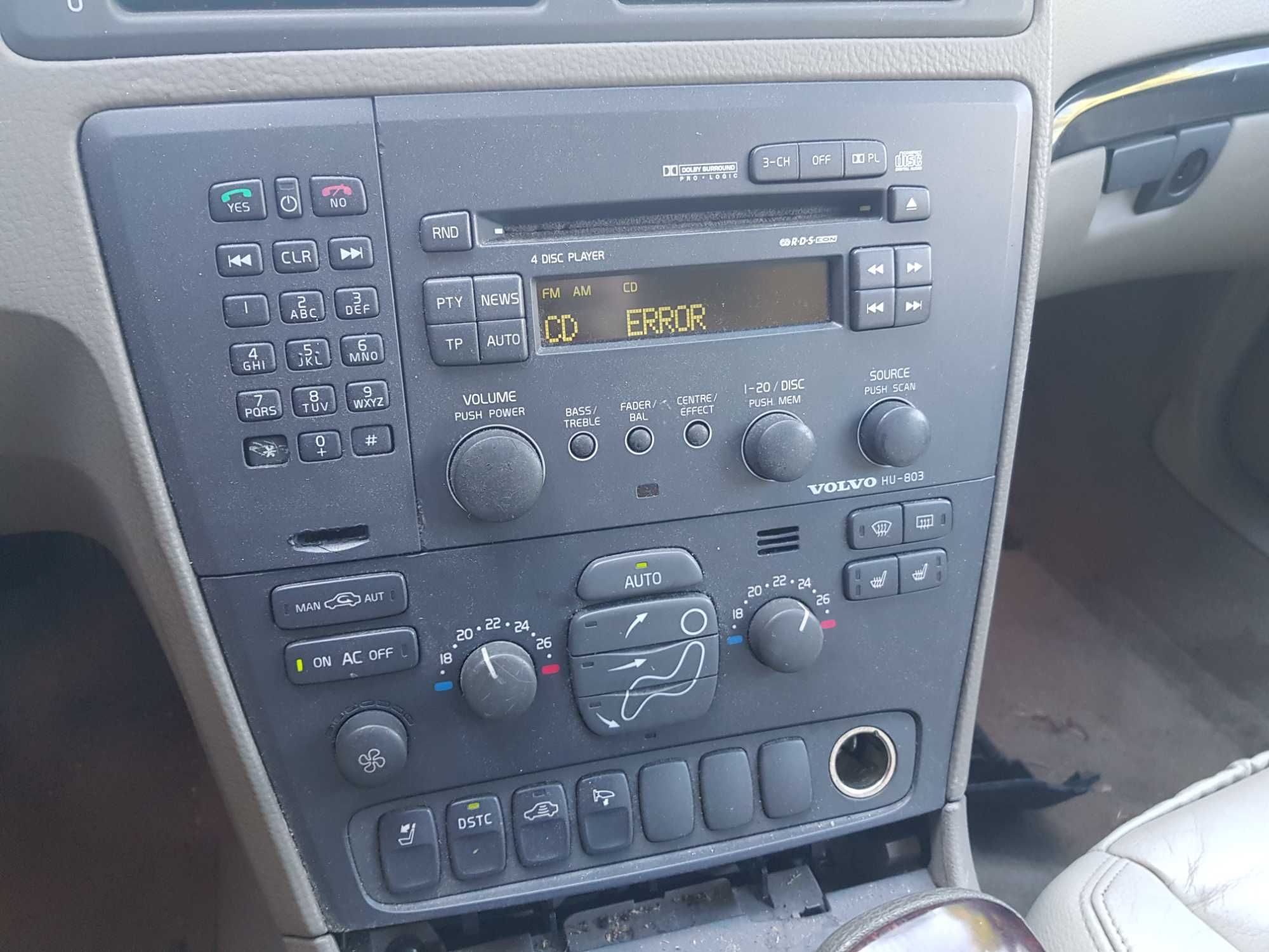 VOLVO S60 S80 V70 XC70 XC90 Przełącznik Włącznik Zaślepka Przycisk Awa