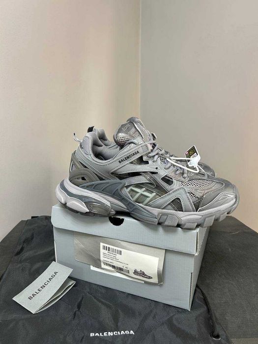 Мужские кроссовки Balenciaga Track 2 Trainer Grey. Размеры 40-45