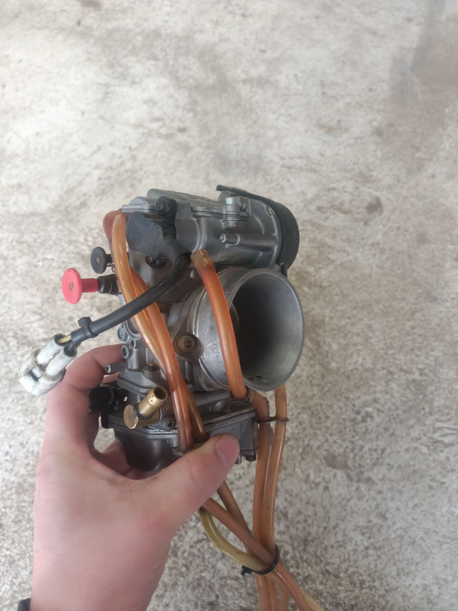 Gaźnik keihin  MX37 , pompka sprzęgła HUSQVARNA TE 250 TE 450