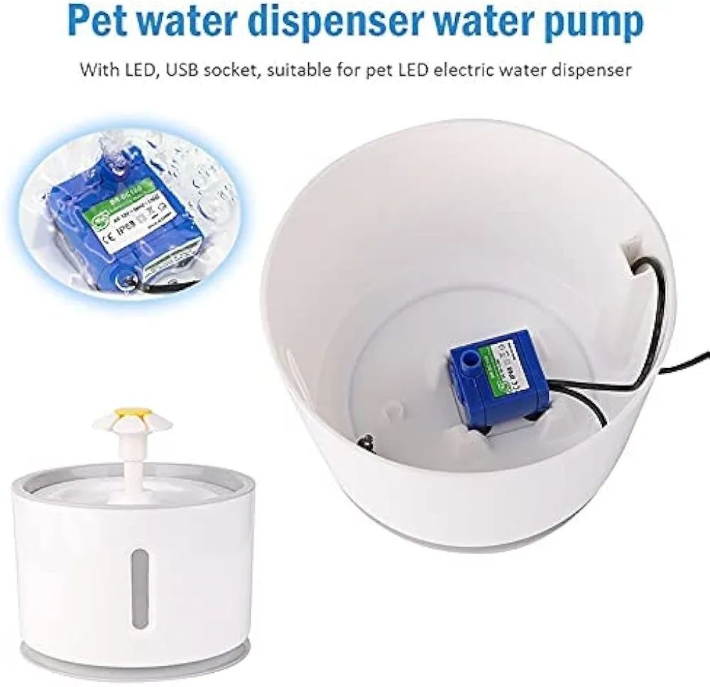Popka Pompa Wody Do Poidła Dla Zwierząt Psa Kota DR-DC160 DC5V-1.5W