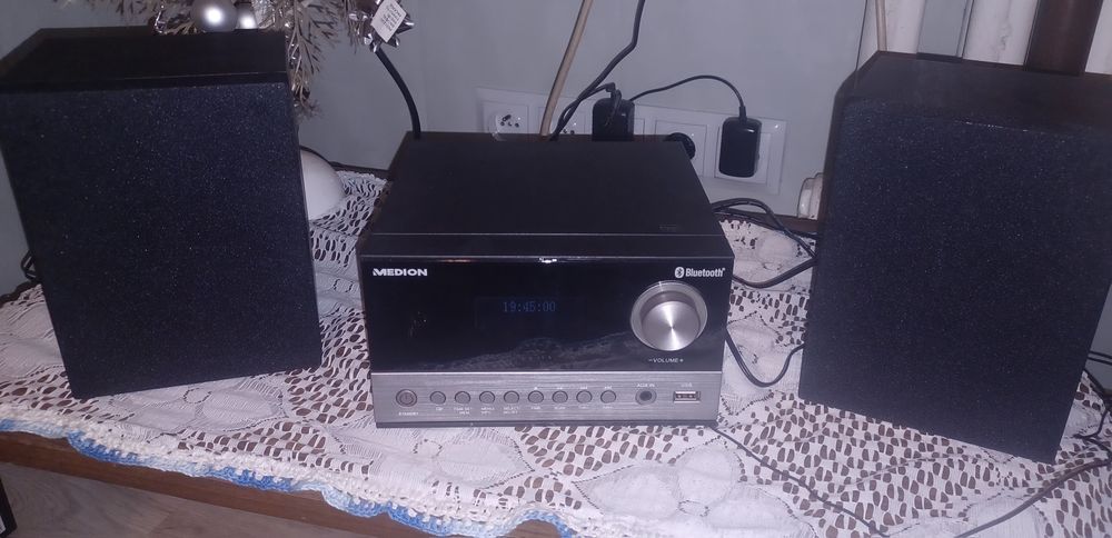 Mikrowieża fm bluetooth, cd