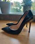 Gianvito Rossi skorzane czolenka 35