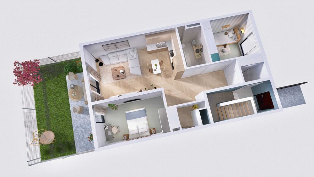 Piękny apartament z działką i garażem na Podolszycach Południe