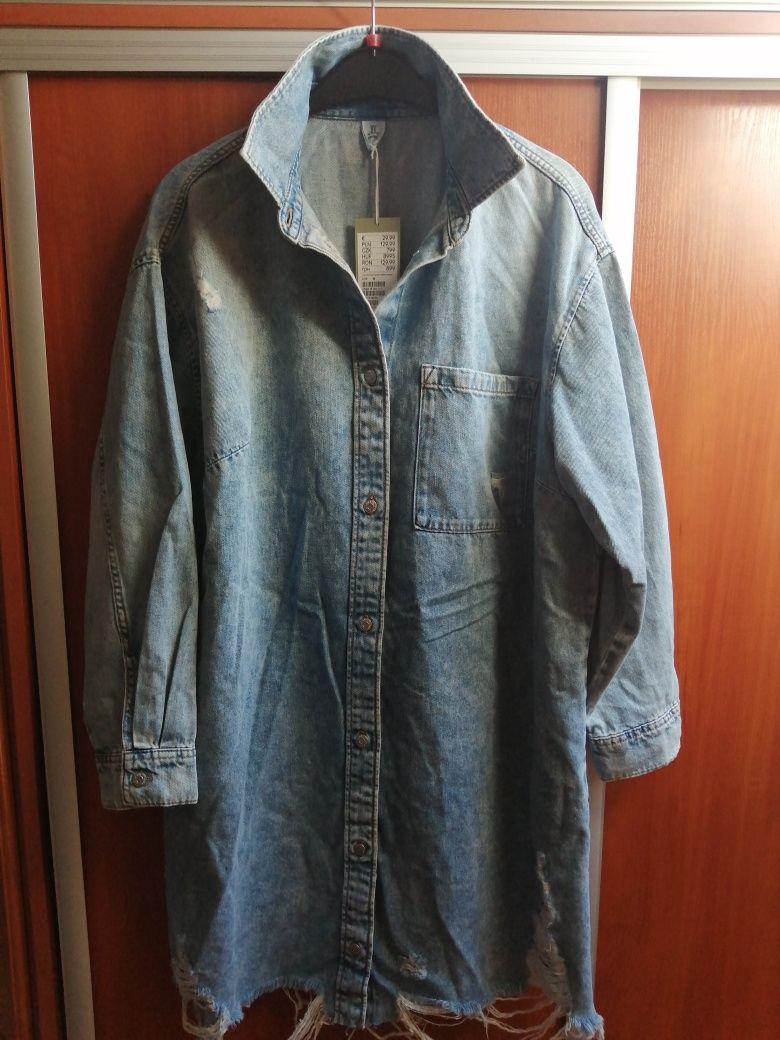 MEGA Super Koszula Dżinsowa Duża Nowa z metką H&M oversize