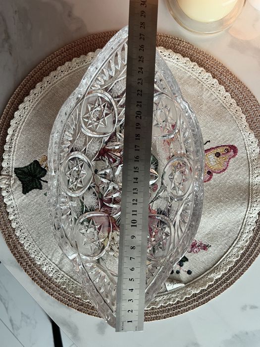 Салатница, хрусталь, Bohemia