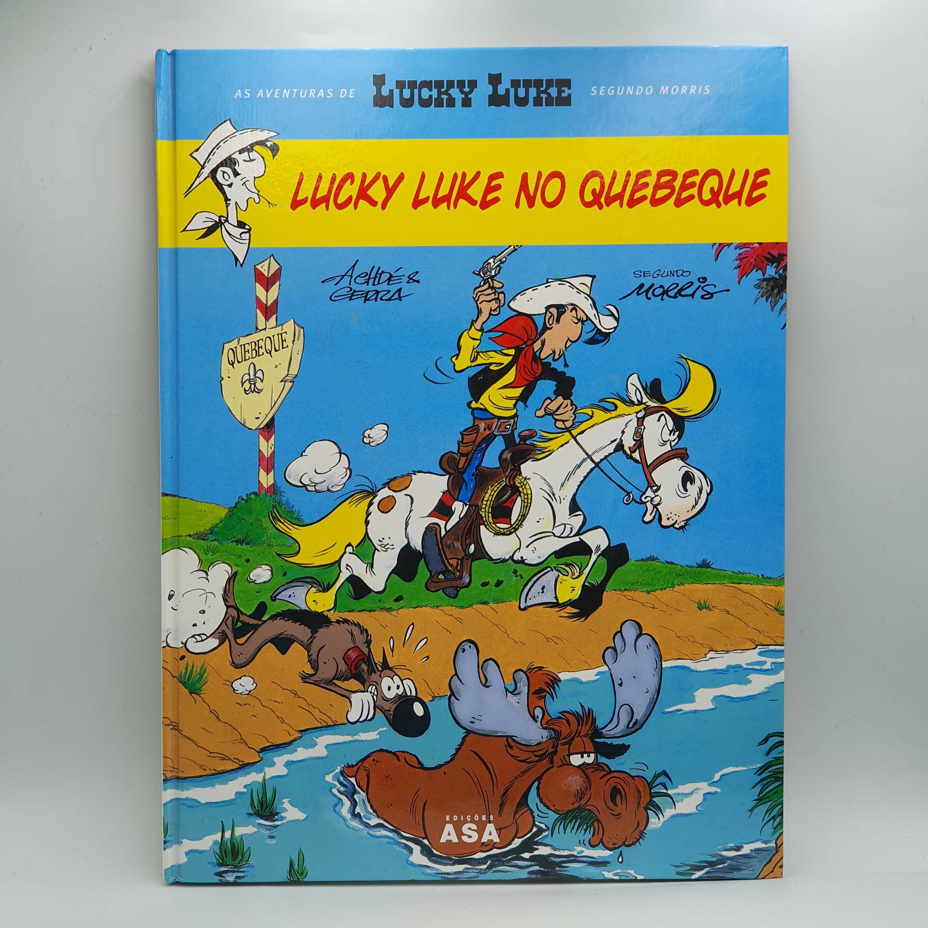 Livro - Achdé e Guerra - Lucky Luke No Quebeque - PINF-SITE