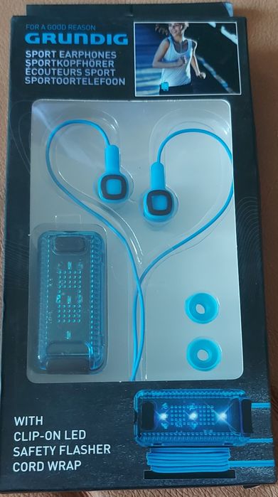 Słuchawki przewodowe sportowe