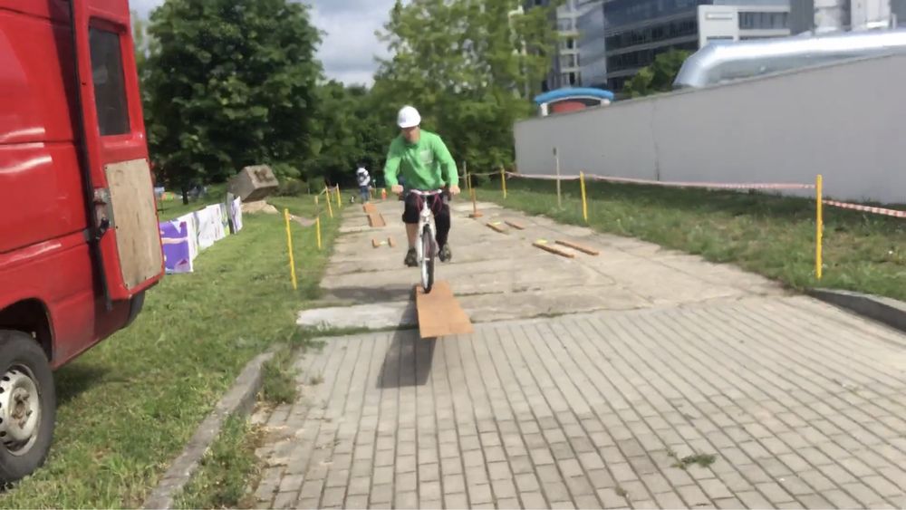 Tor przeszkód BRD rowerowy