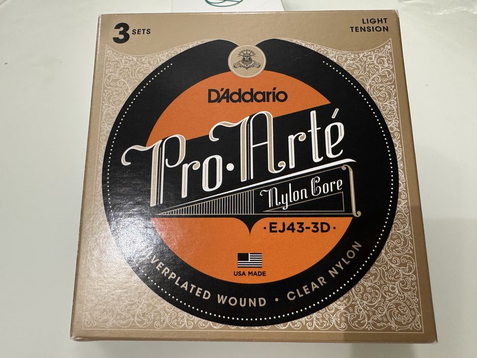 Струни D'Addario Pro Arté Nylon Classical Guitar Strings, EJ43-3D