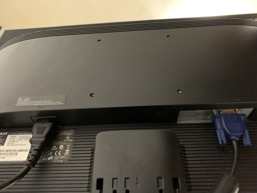 Монітор Acer 60 герц 22"
