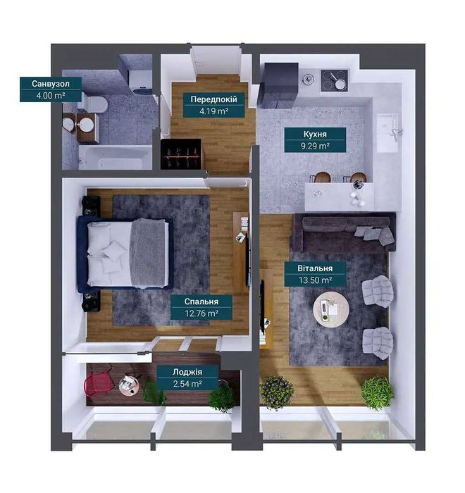 Продам 1ком квартиру в ЖК Кандинский, Французский бульвар