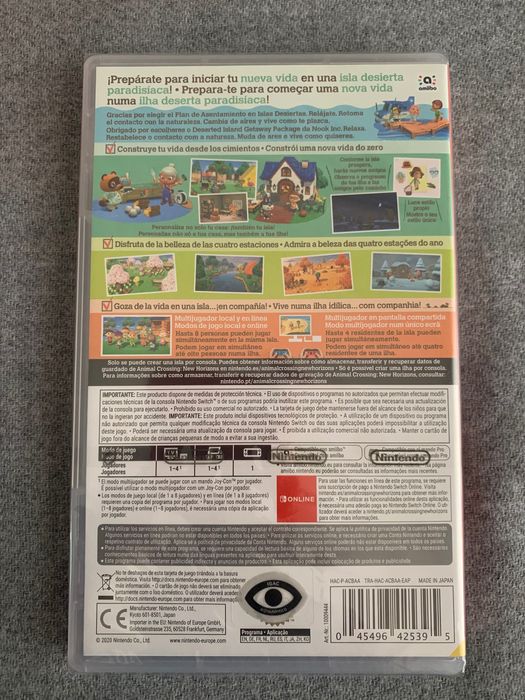 NINTENDO GAME Animal Crossing - New Horizons LACRADO
