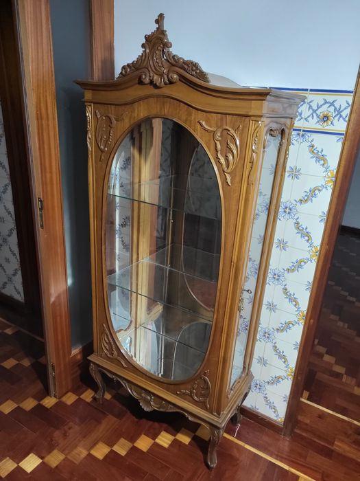 Vitrine D.Jose em madeira clara