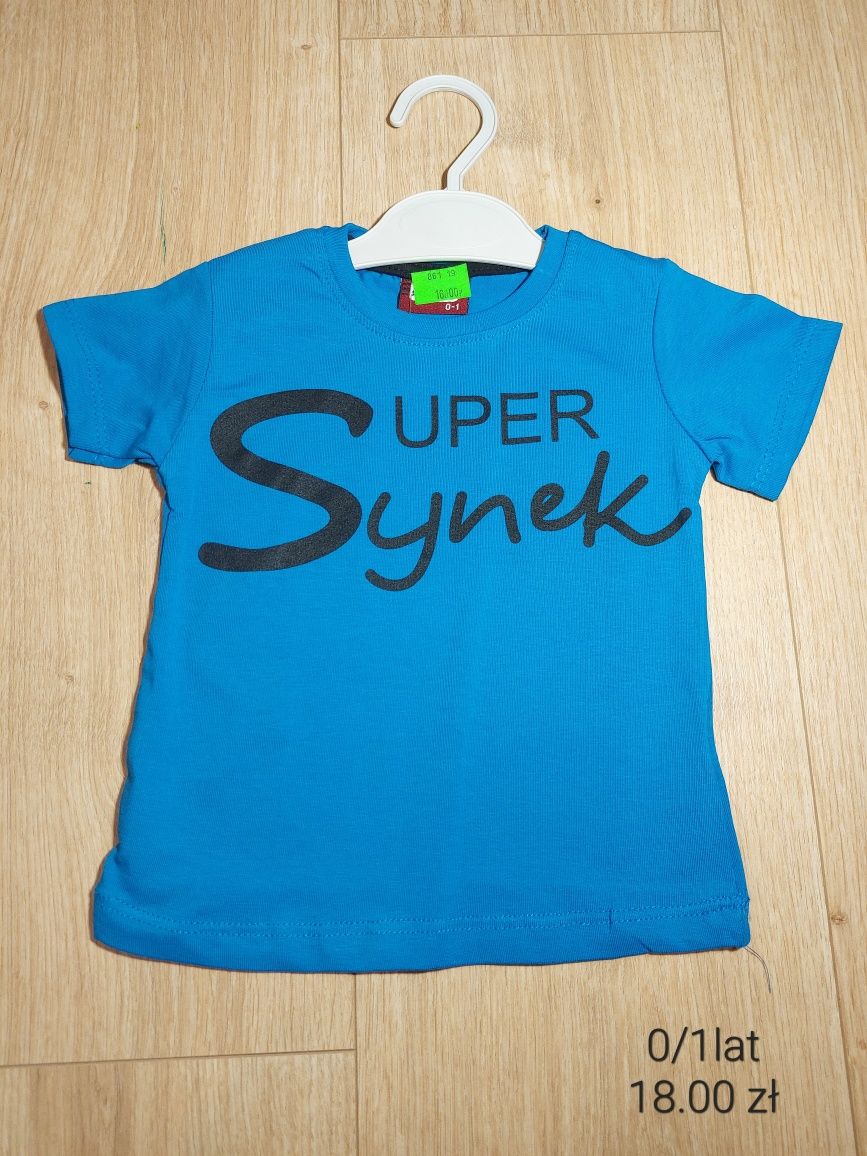 T- shirt Super synek- rozmiar 0/1 lat