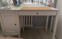 Biale biurko ikea
