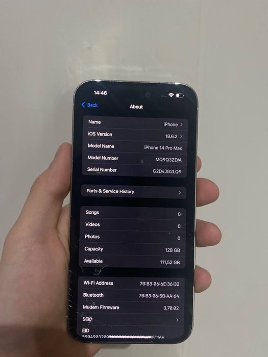 Iphone 14 pro max 128 neverlock