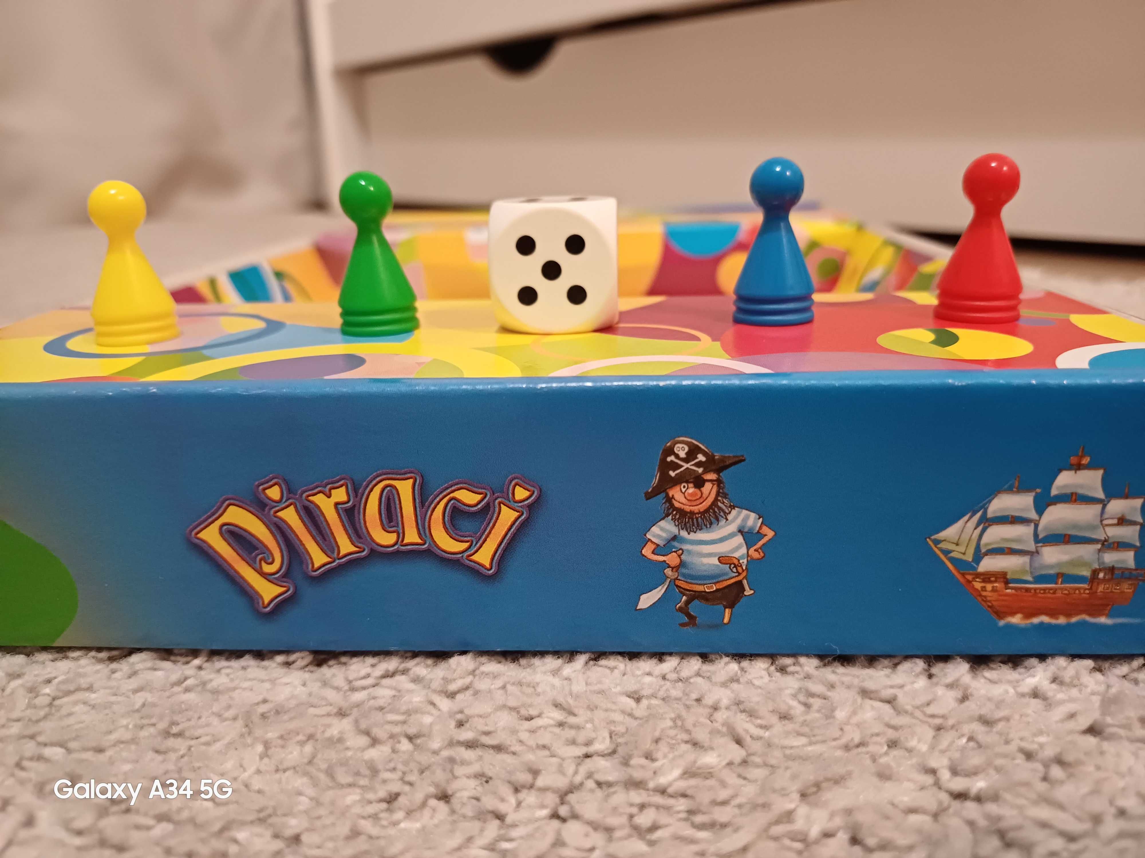 Gra planszowa 2W1 "Piraci" i "Dziki Zachód"