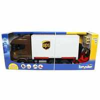 Brinquedo Bruder 03581 Scania UPS c/porta paletes - NOVO