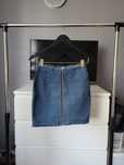 Nowa obcisła mini spódniczka z zamkiem denim cropp xs 36