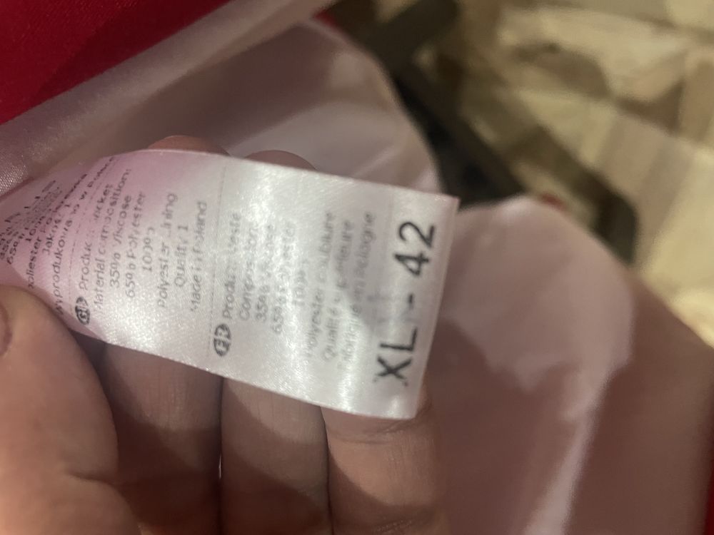 Marynarka damska  czerwona rozm 42