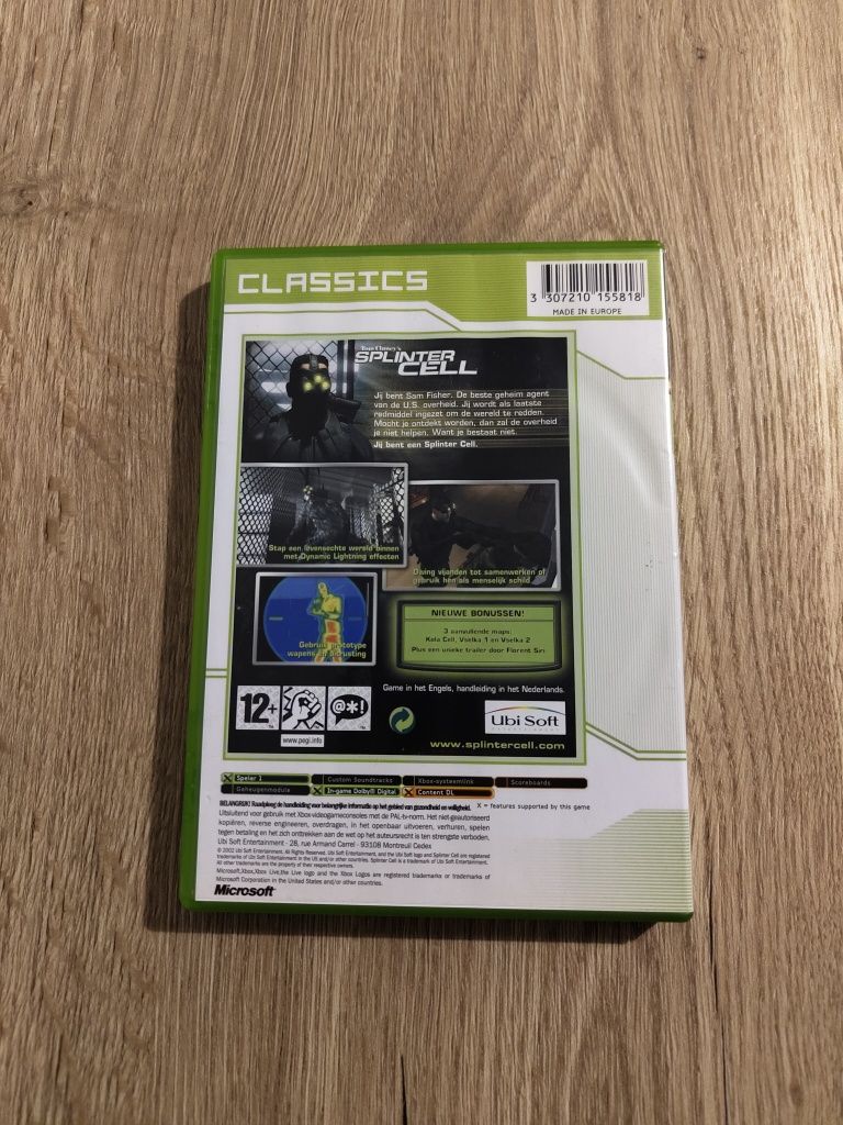 Jogo Xbox Splinter Cell gráficos melhorados na Xbox One e Series X|S