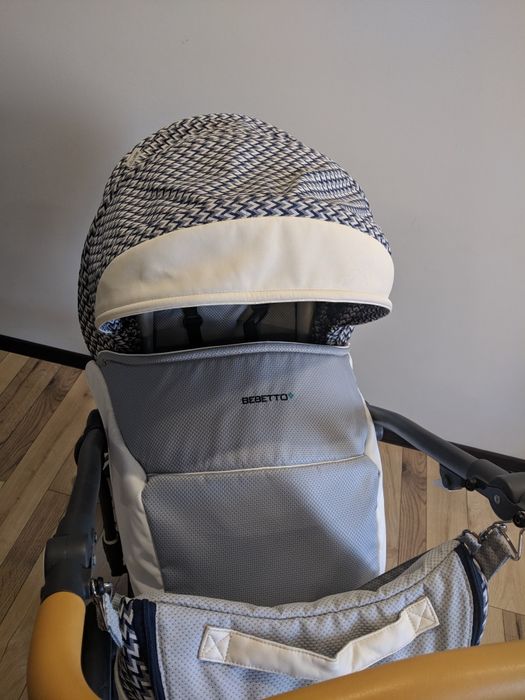 Коляска Bebetto Bresso 01 графит рама 2 в 1