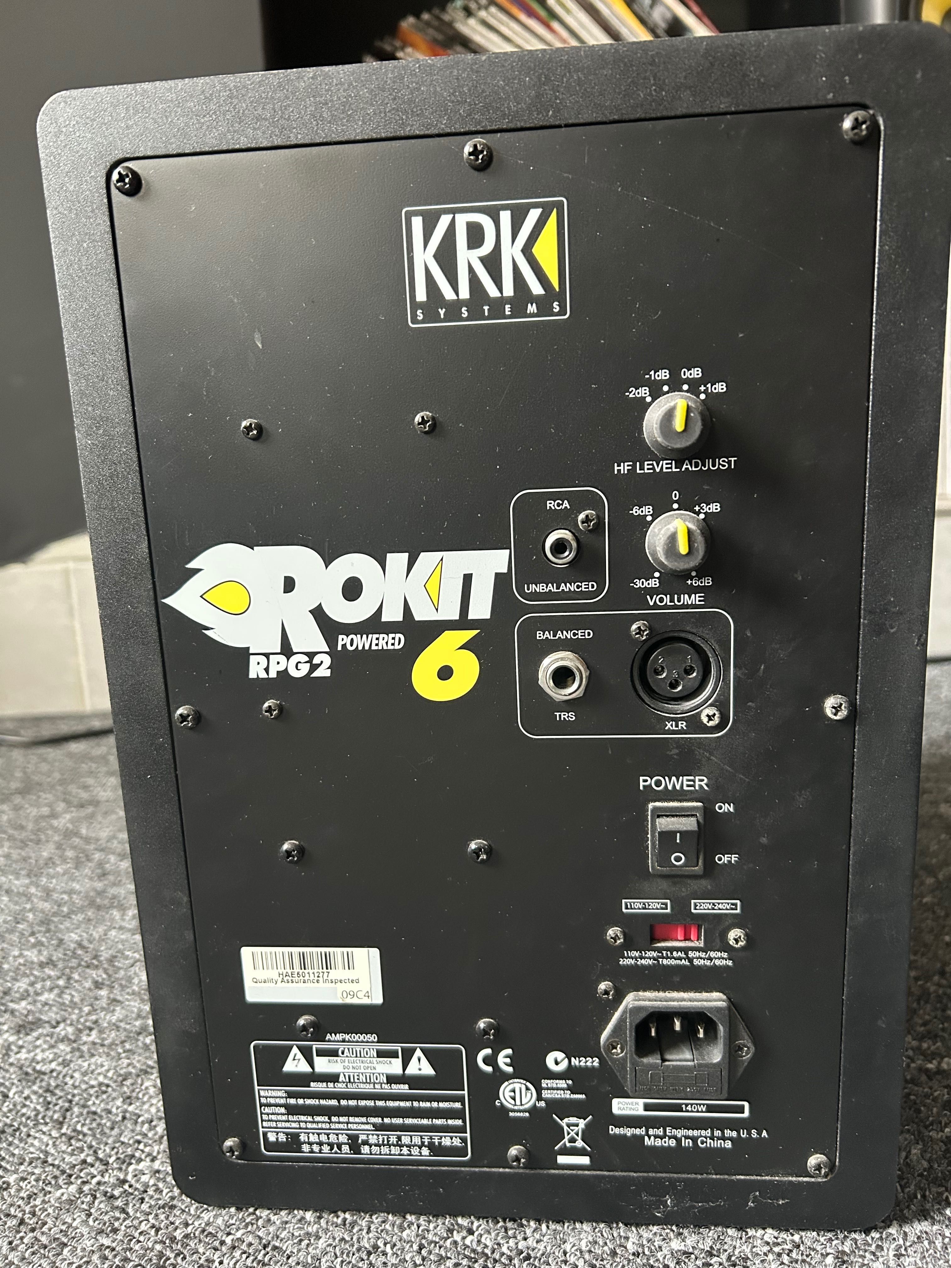 Monitory studyjne KRK RP6 G2 -2szt.