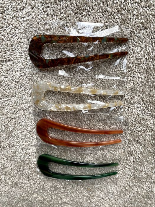 Заколка шпилька для волосся 4 шт набір, U-подібна