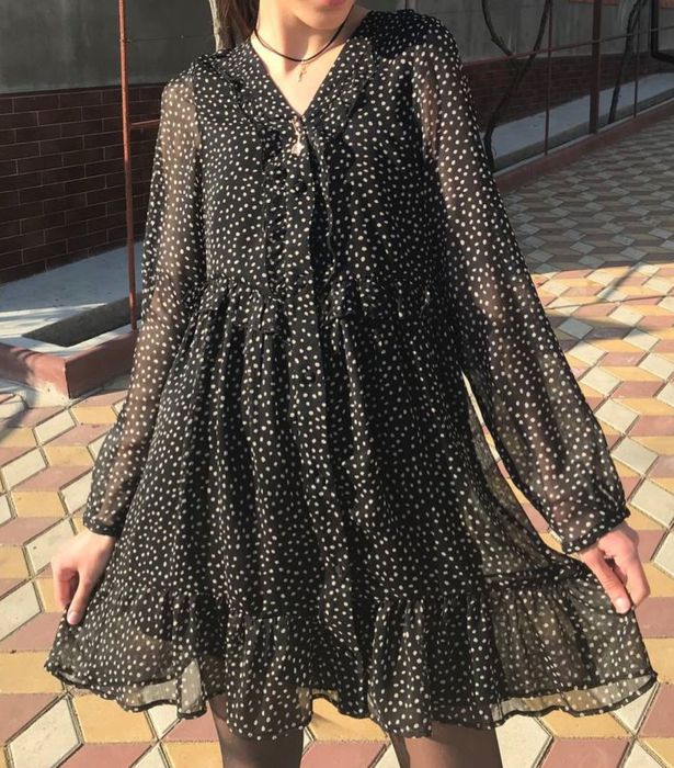 Сукня Zara в горошок